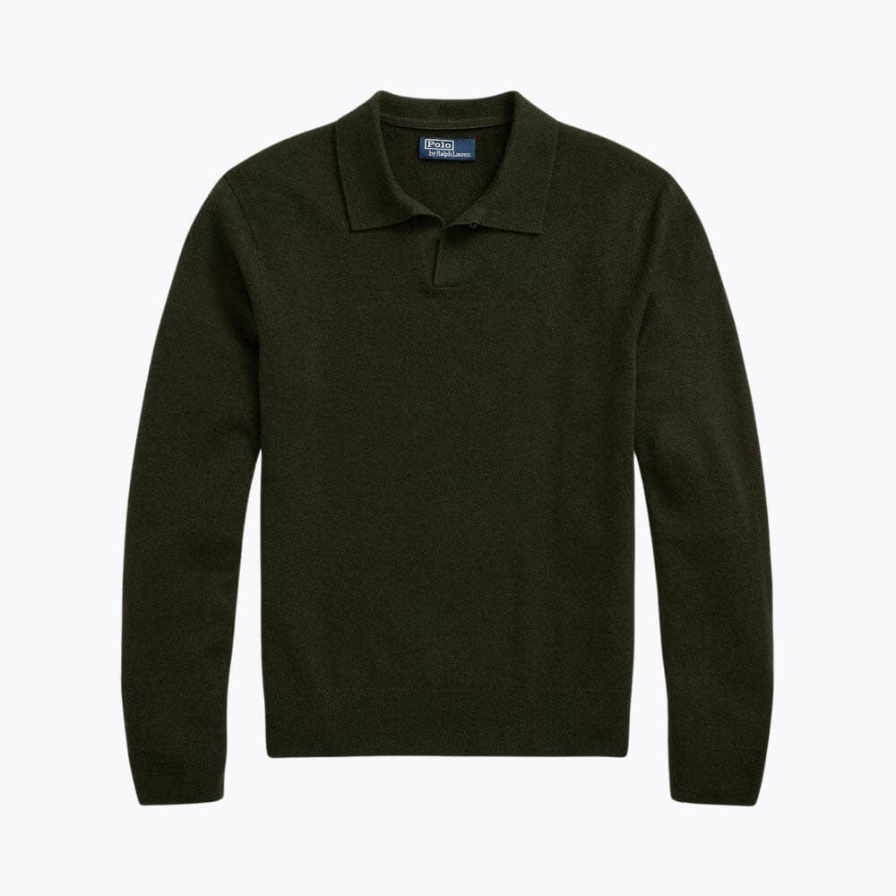 Luxurious Regular Fit Wool Collared Sweater