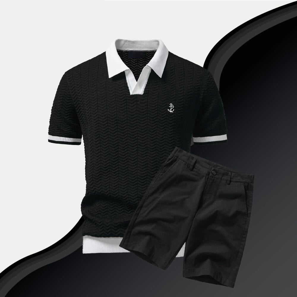 Old Money Polo & Shorts Set