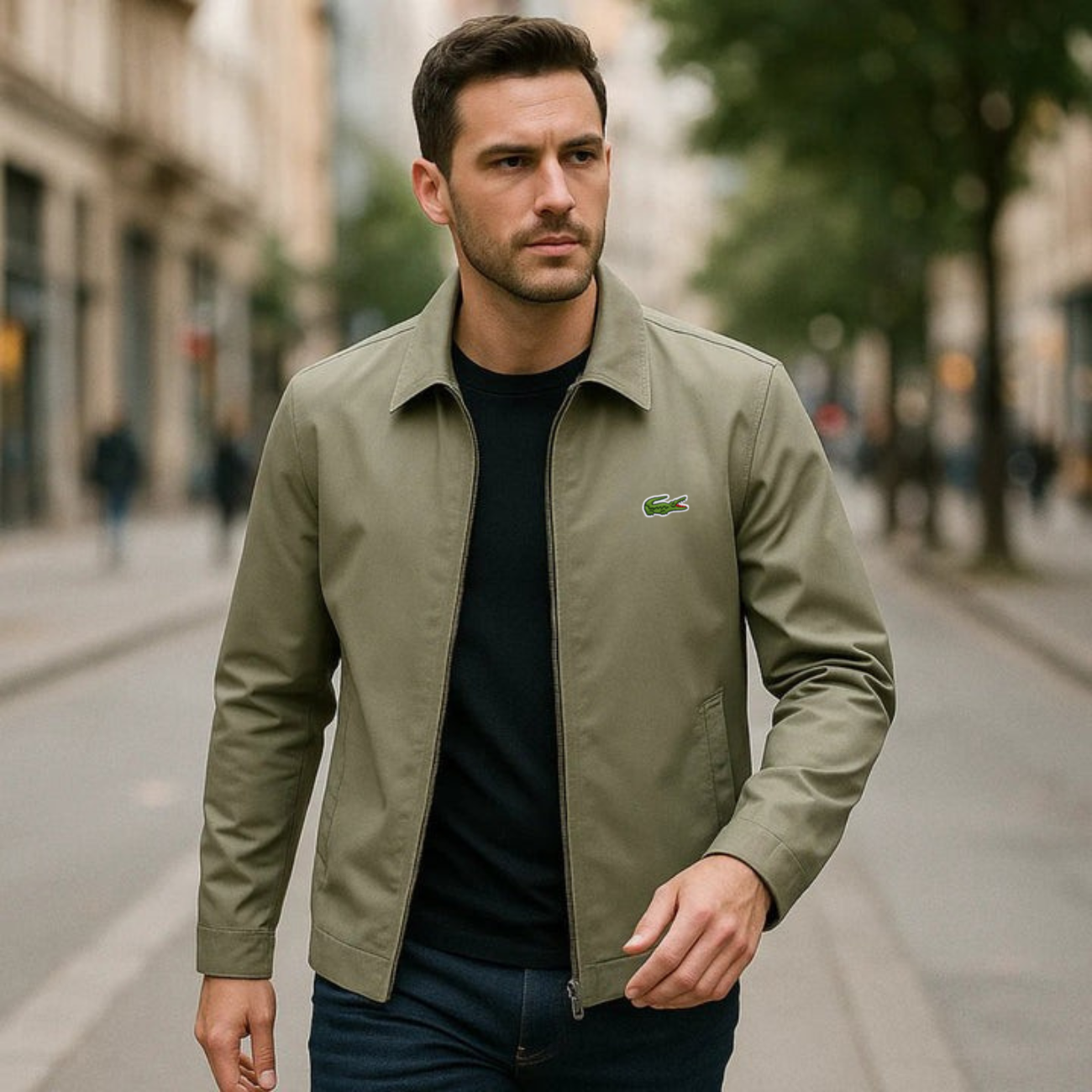 Elegant Jacket with Zip