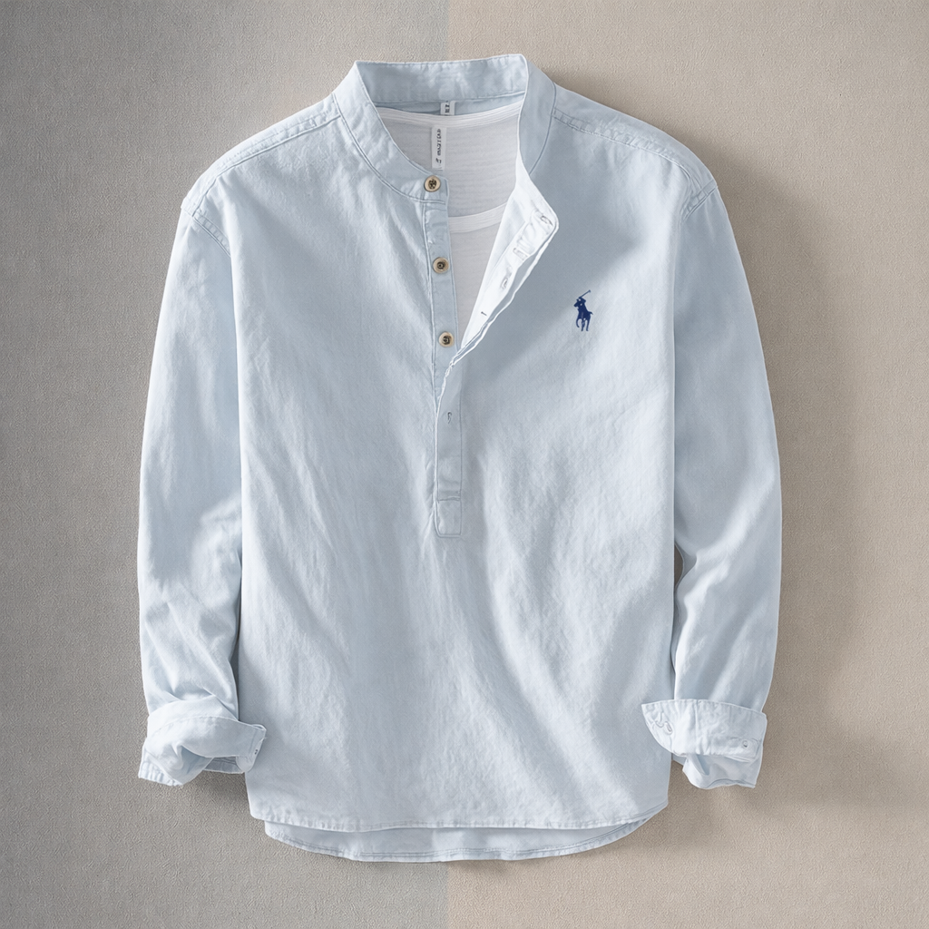 Relaxed-Fit Cotton-Linen Shirt