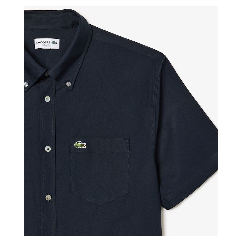 Short-Sleeved Oxford Shirt