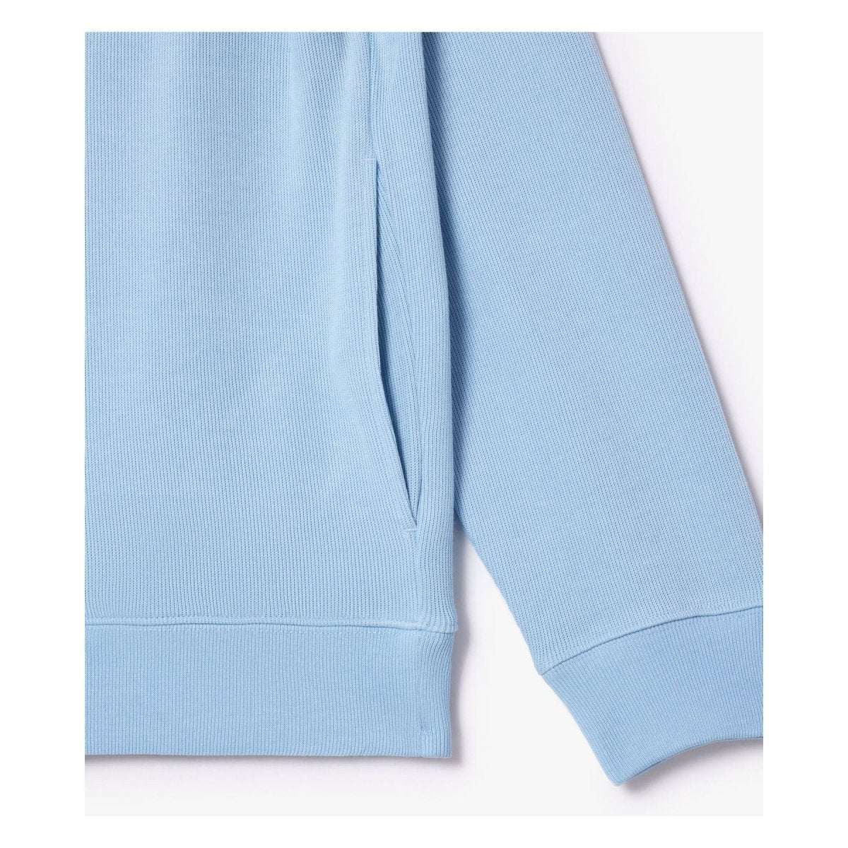 Zippered Stand-up Collar Sweatshirt
