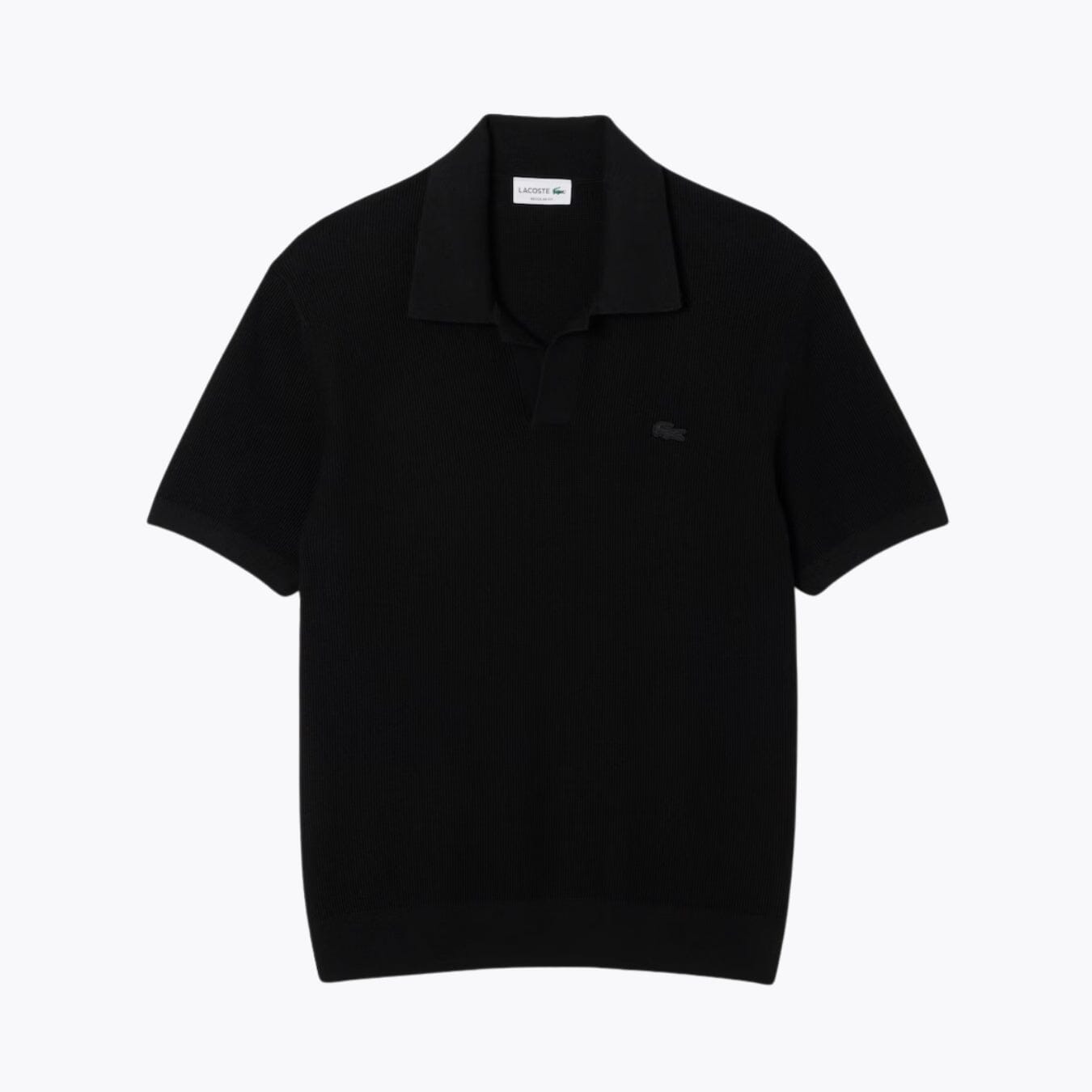 Lc Cotton-Blend Open Polo-Collar Sweater