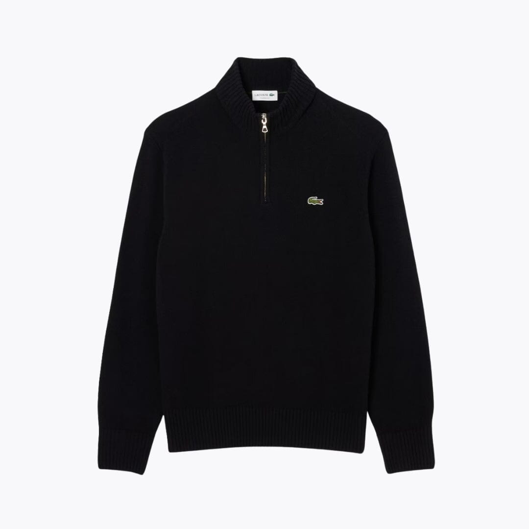 Lc Refined Zipped High-Neck Carded Wool Sweater