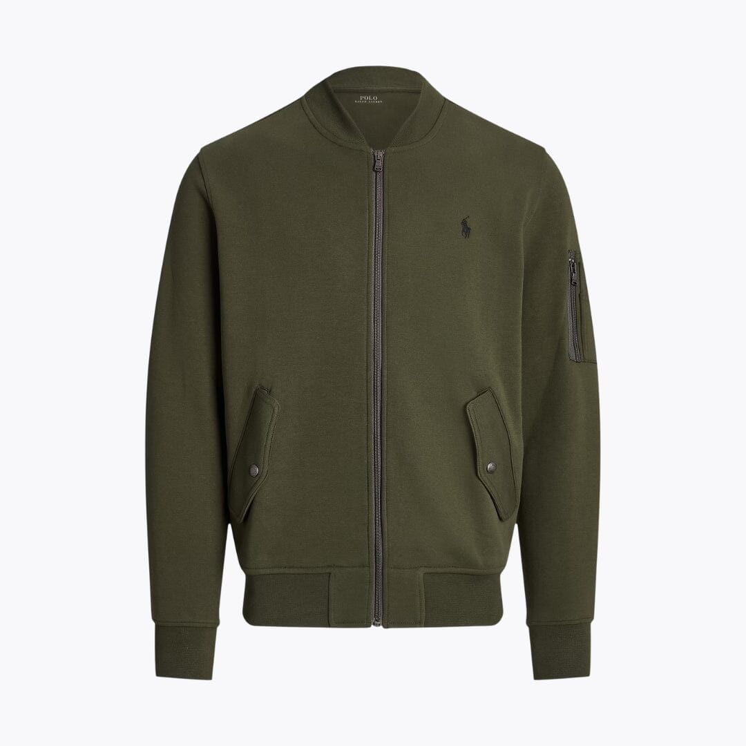 Tailored Knit Bomber Jacket