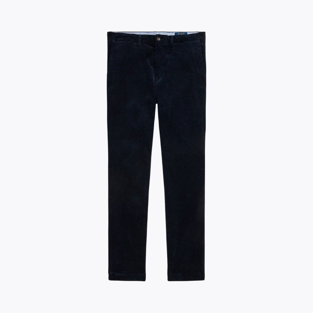 Straight-Leg Stretch Cotton Corduroy Trousers