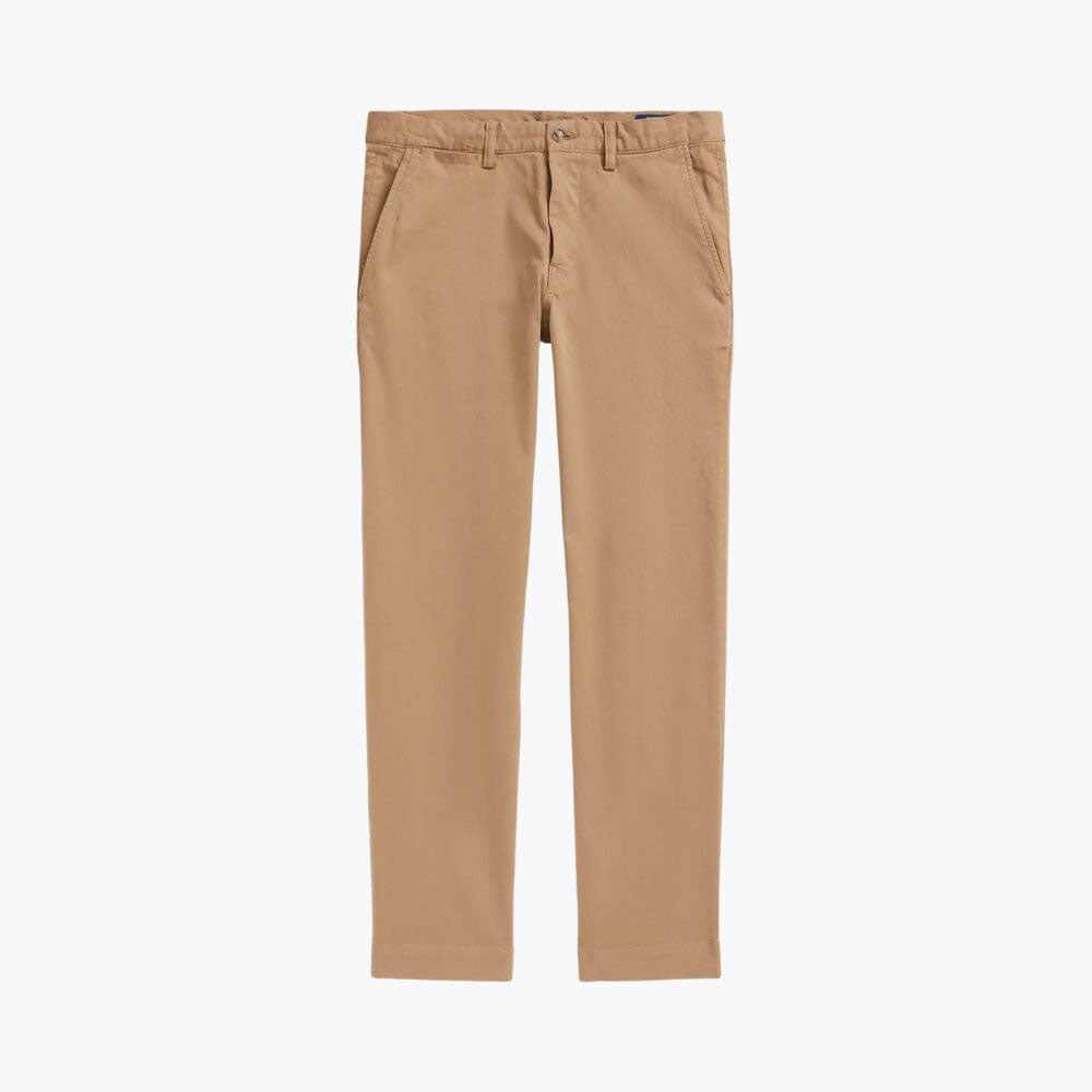 Tailored Straight-Fit Stretch Cotton Chino Pants