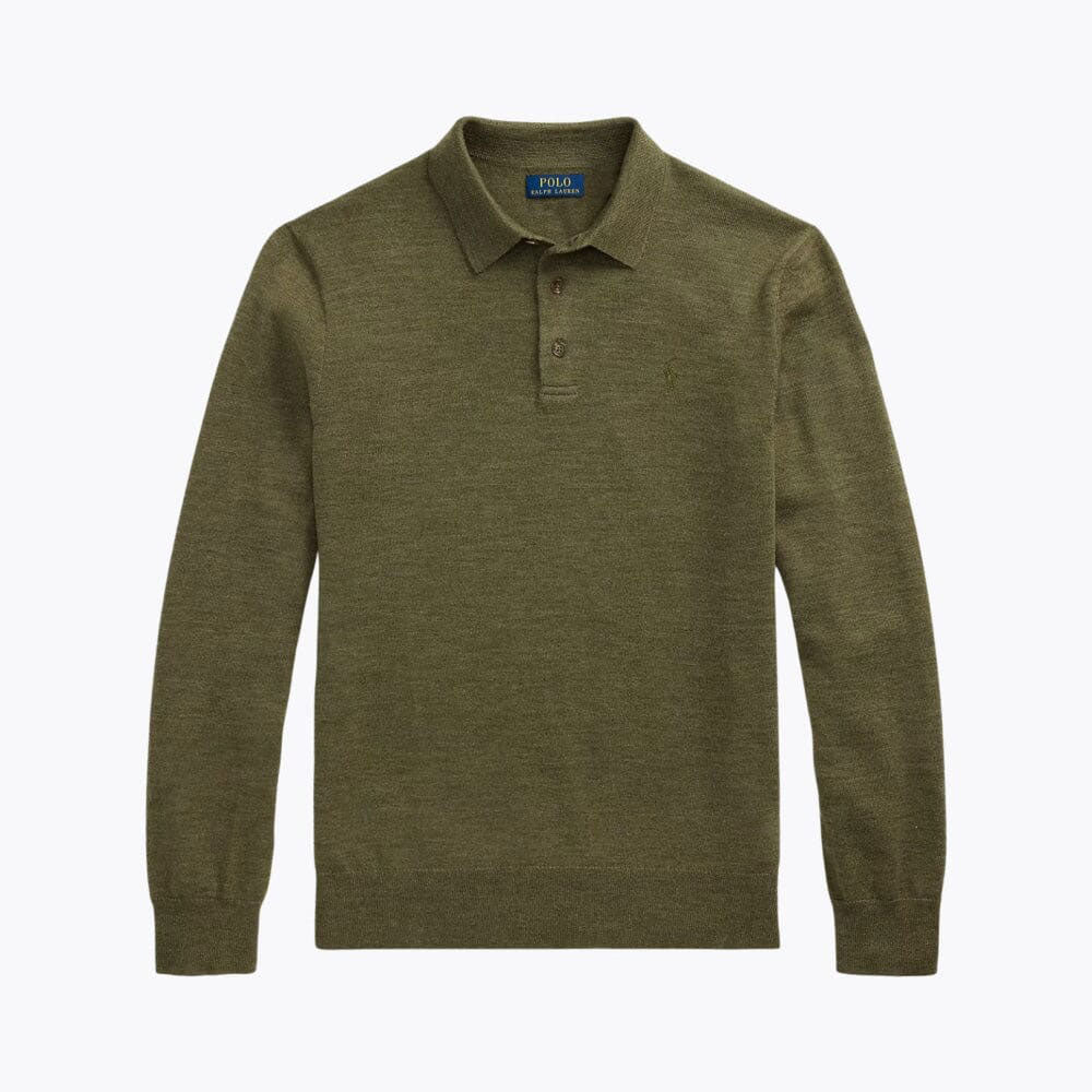 Fitted Wool Collared Sweater