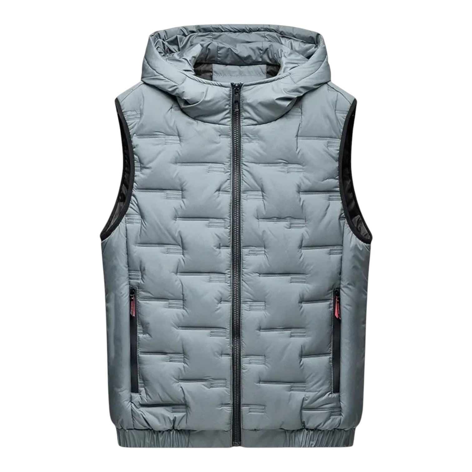 Silvio | gewatteerd bodywarmer met capuchon