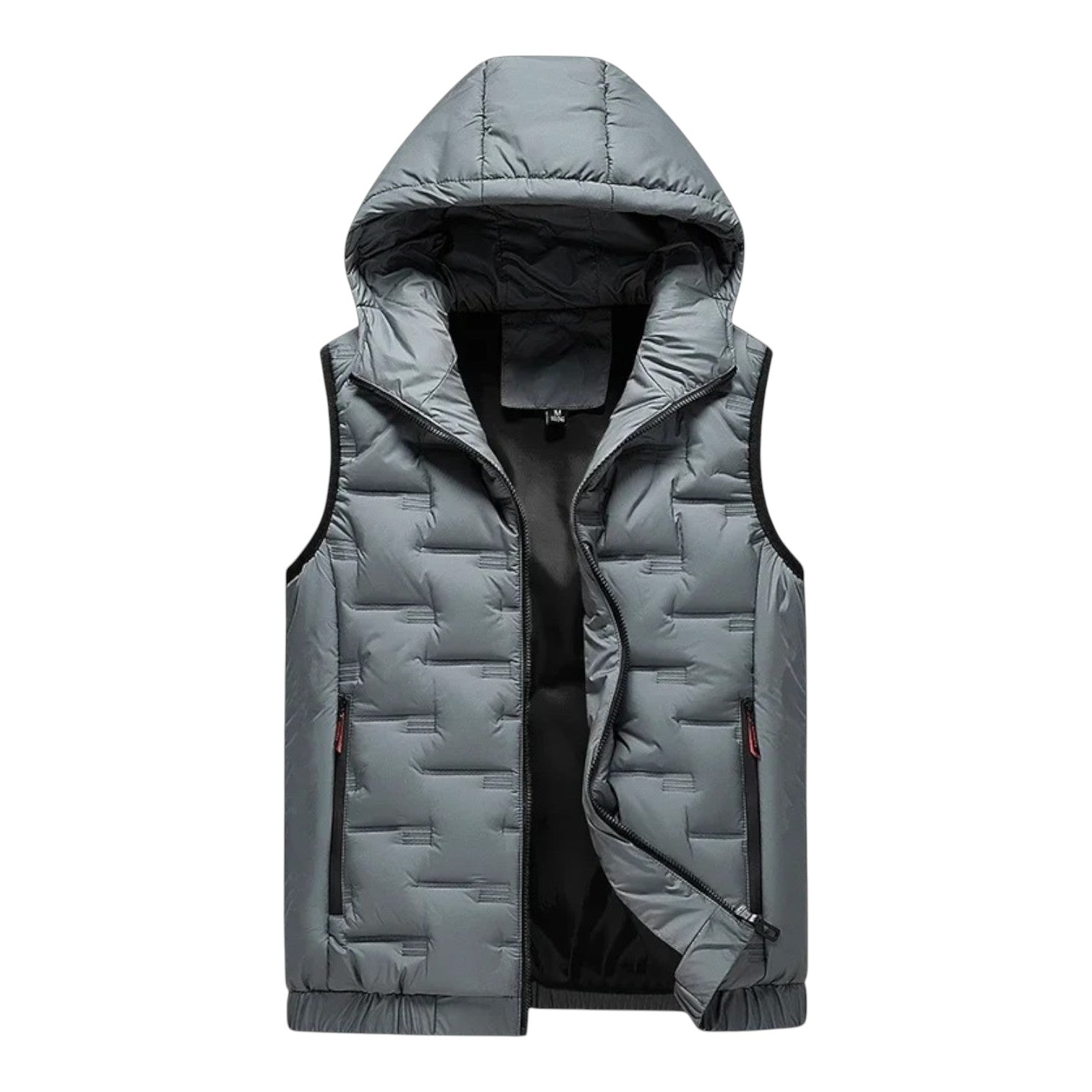 Silvio | gewatteerd bodywarmer met capuchon