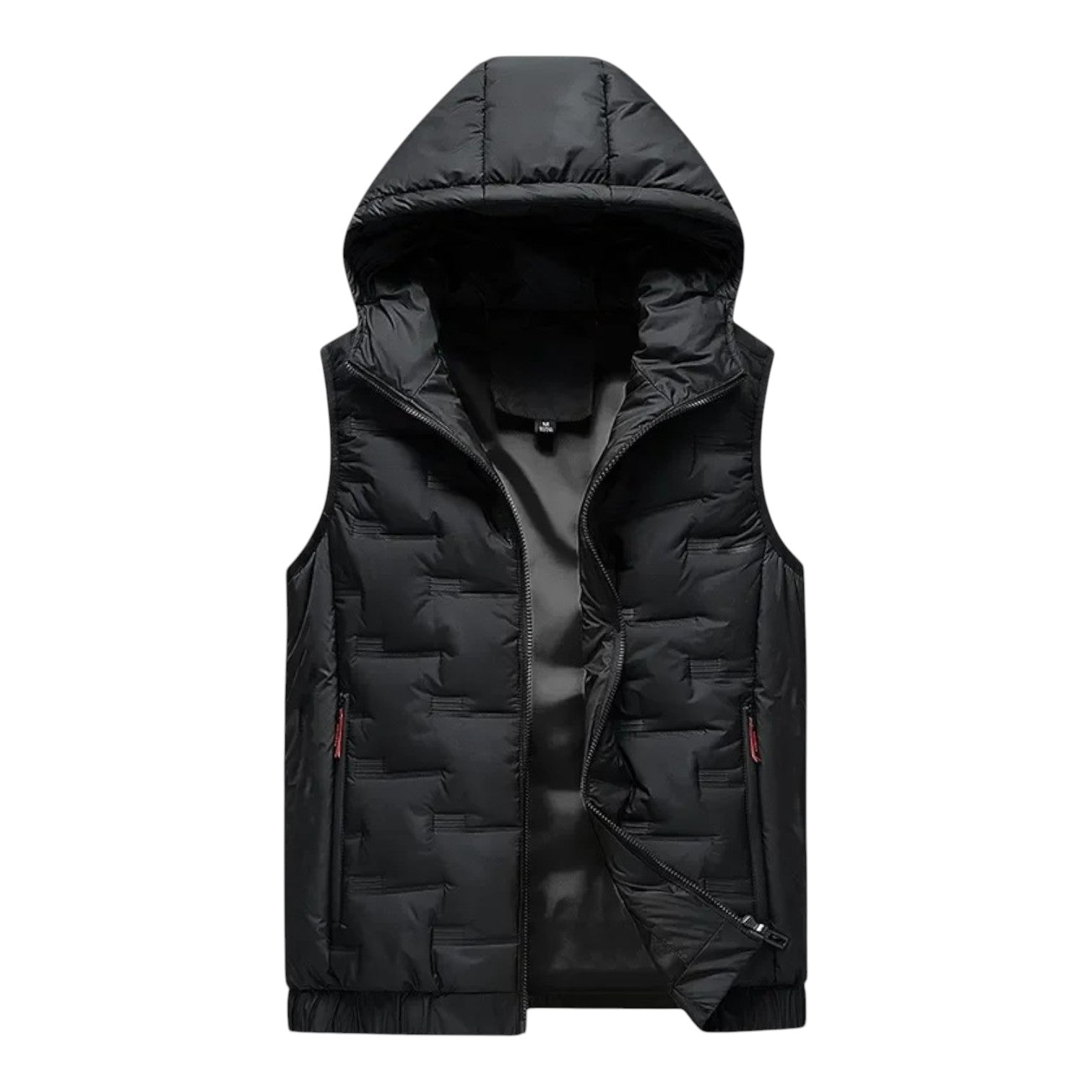 Silvio | gewatteerd bodywarmer met capuchon
