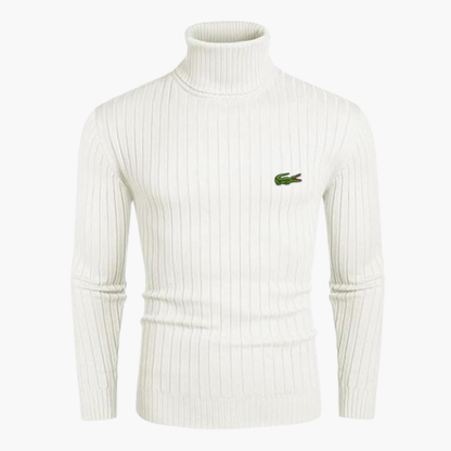 Tailored Slim-Fit Knit Turtleneck || Modern Comfort Collection