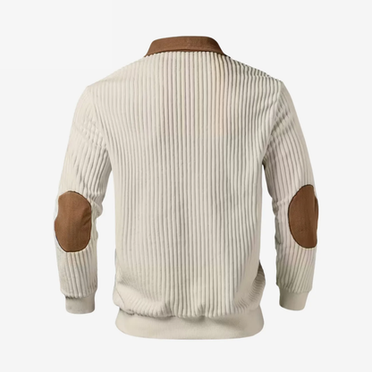 Elegant Zip-Collar Sweater
