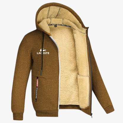Luxury Winter Sherpa Zip Hoodie