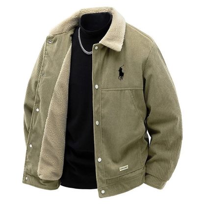Premium Corduroy Sherpa-Lined Jacket