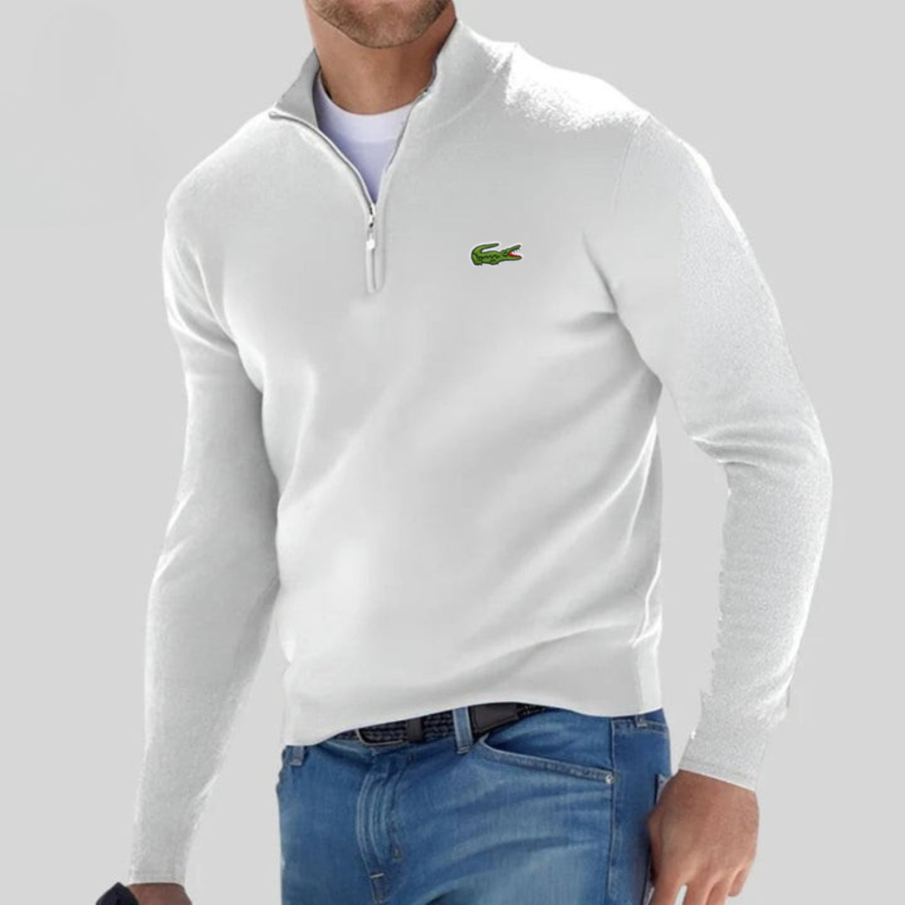 Half-Zipped Sweater