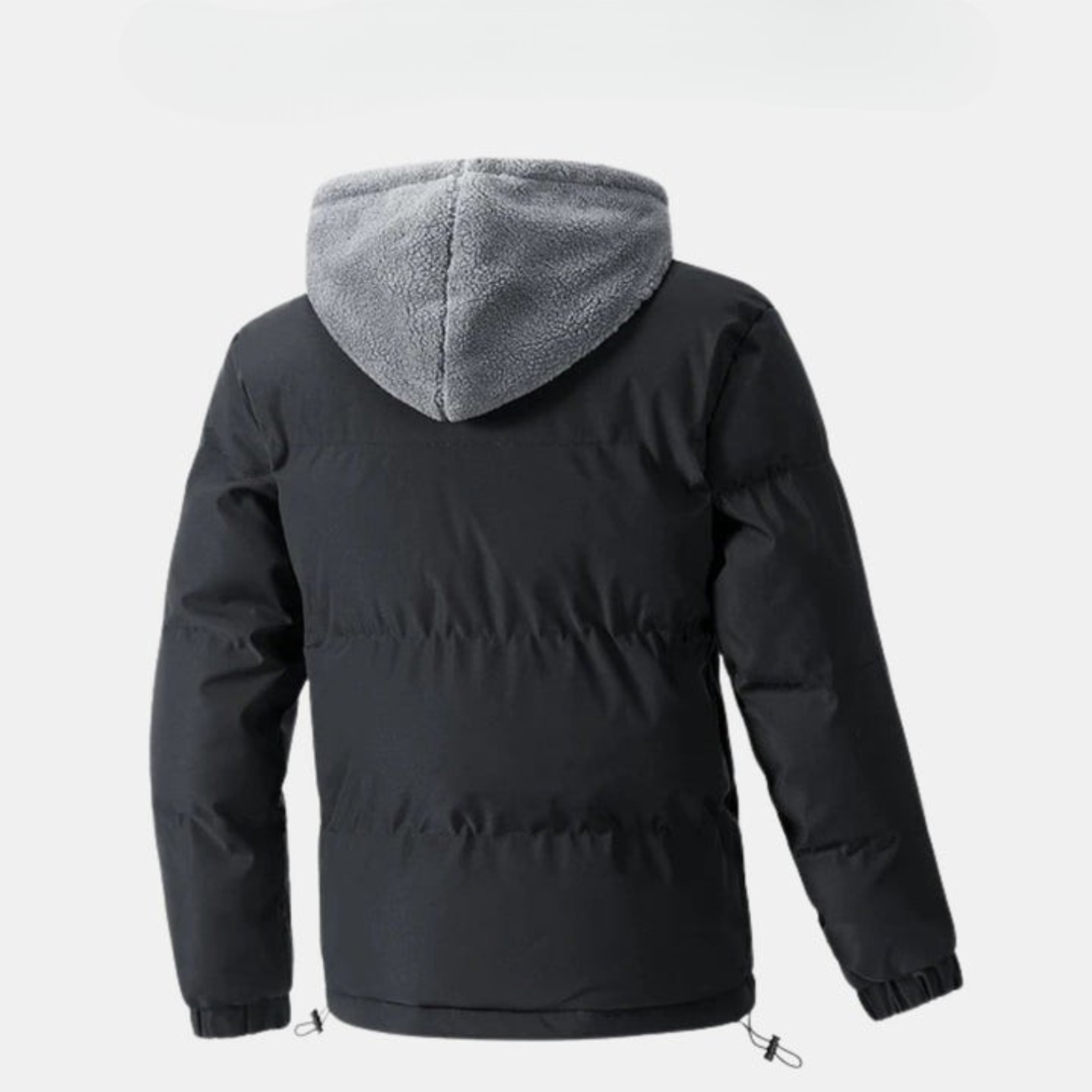 Luxe Padded Winter Jacket with Fleece Hood