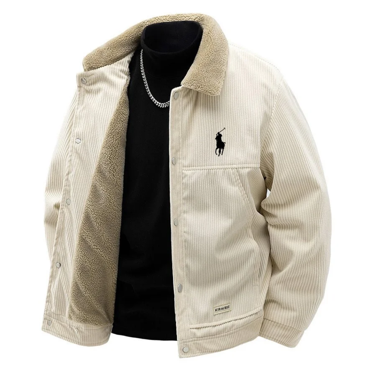 Premium Corduroy Sherpa-Lined Jacket