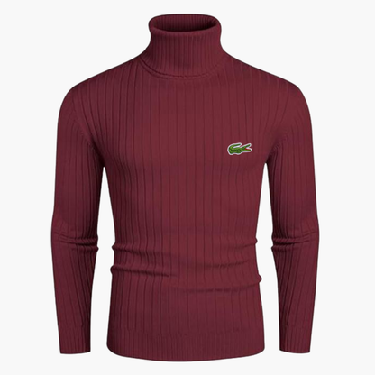Tailored Slim-Fit Knit Turtleneck || Modern Comfort Collection
