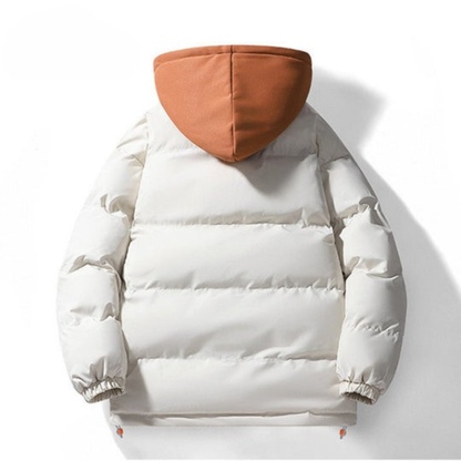 Refined Winter Hooded Puffer Jacket - Sale