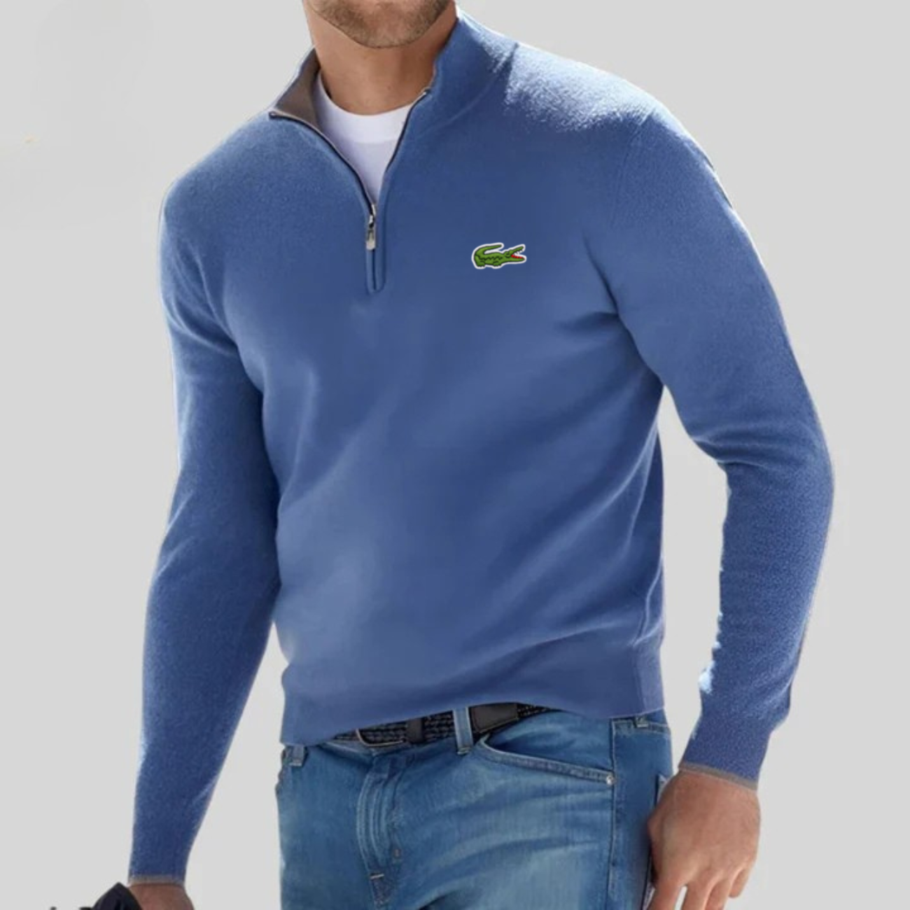 Half-Zipped Sweater