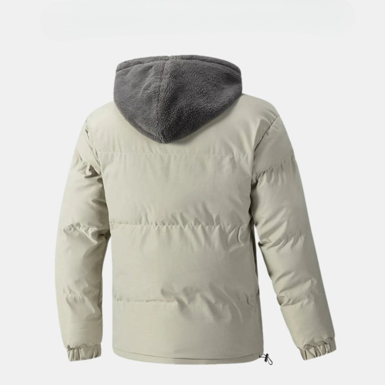 Luxe Padded Winter Jacket with Fleece Hood