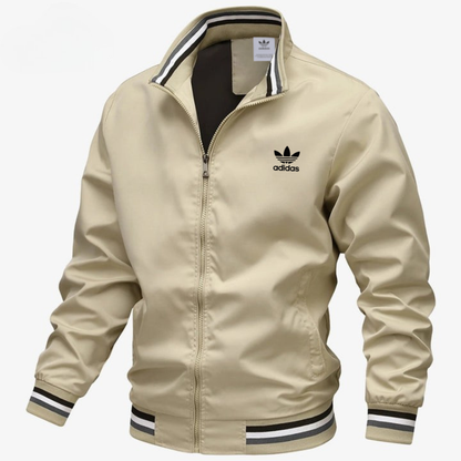 Elevated Casual Men's Bomber Jacket