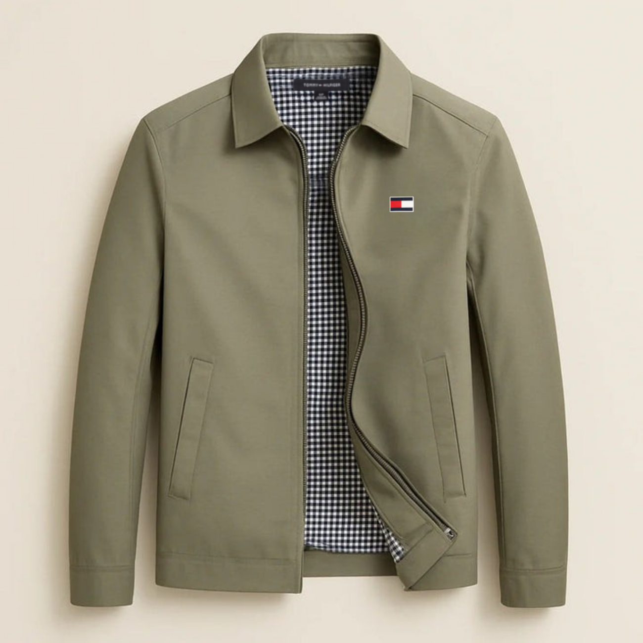 Elegant Jacket with Zip