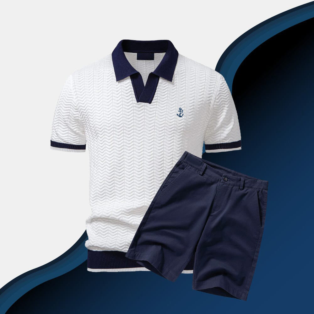 Old Money Polo & Shorts Set