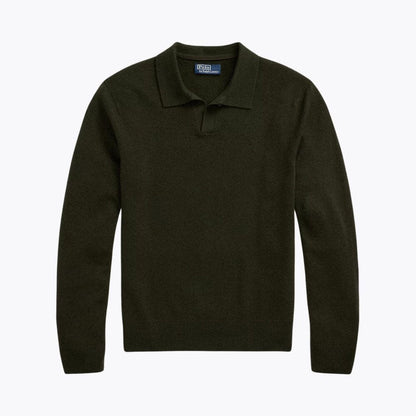 Luxurious Regular Fit Wool Collared Sweater