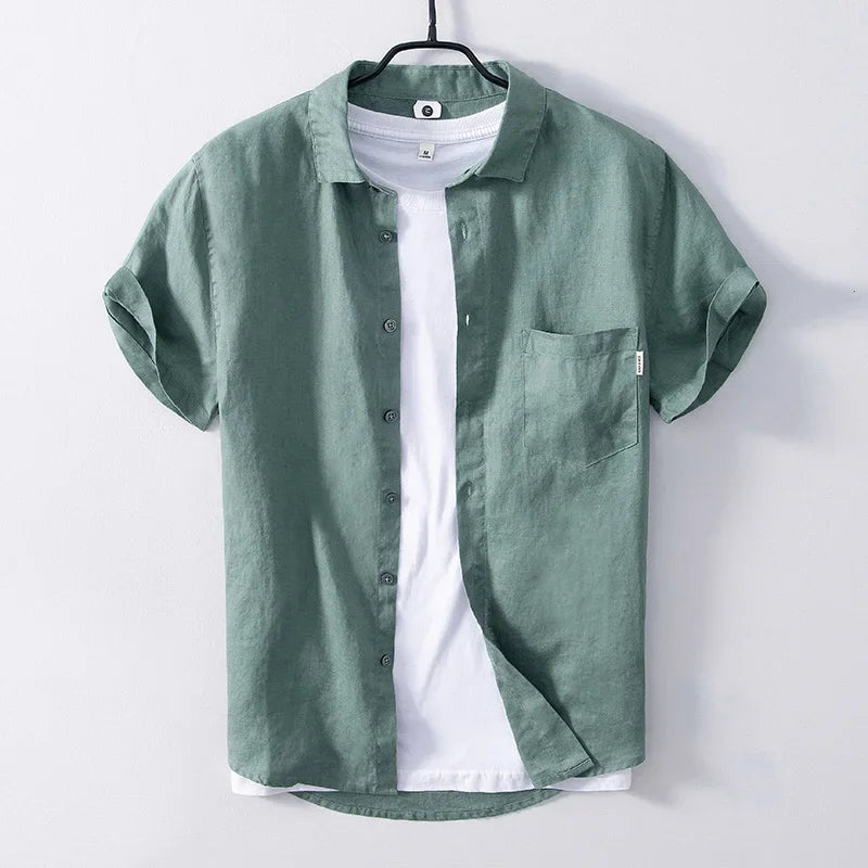 Casual Linen Men's Shirt