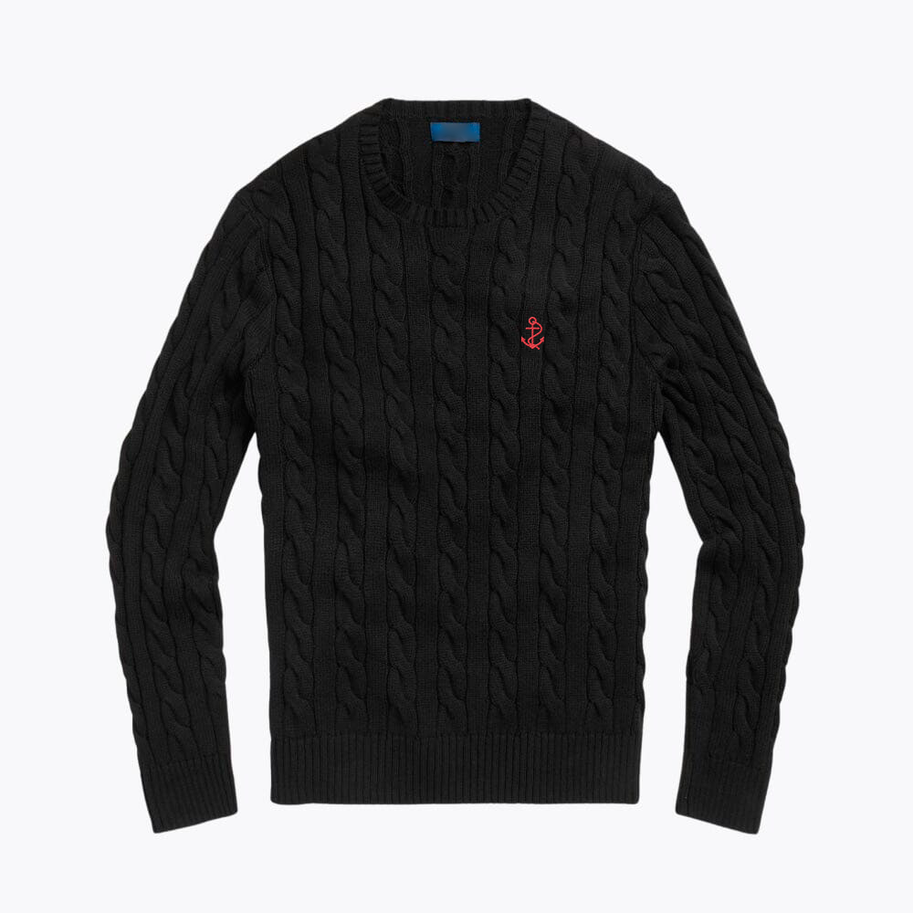 Cable-Knit Cotton Jumper