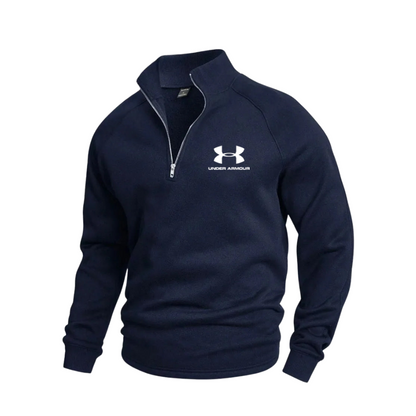 Refined Cotton Half Zip Jumper