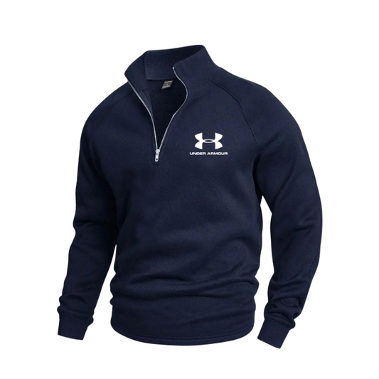 Refined Cotton Half Zip Jumper
