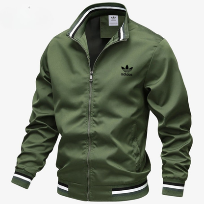 Elevated Casual Men's Bomber Jacket