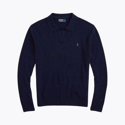 Luxurious Regular Fit Wool Collared Sweater