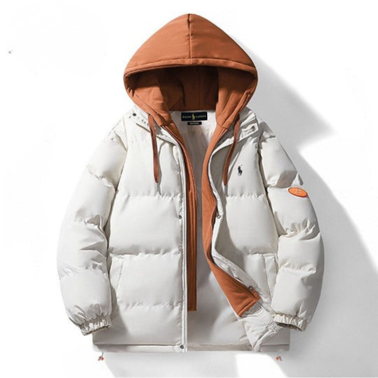 Refined Winter Hooded Puffer Jacket - Sale