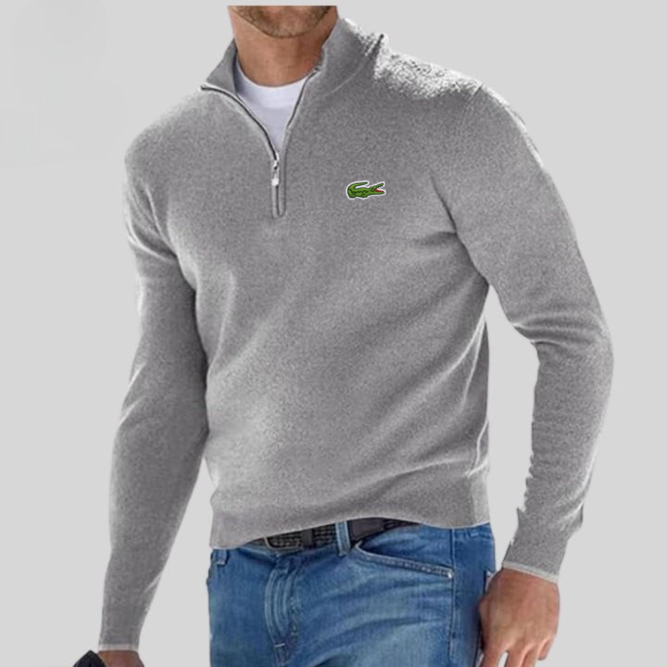 Half-Zipped Sweater