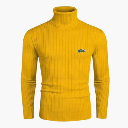 Tailored Slim-Fit Knit Turtleneck || Modern Comfort Collection