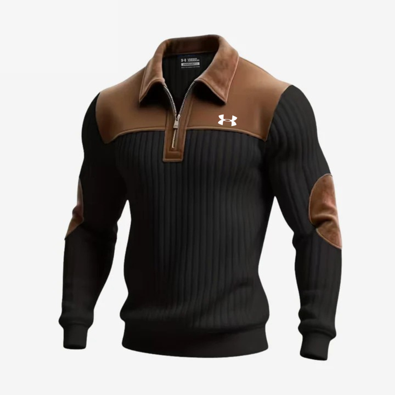 Elegant Zip-Collar Sweater