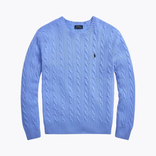 Wool-Cashmere Blend Crewneck Sweater