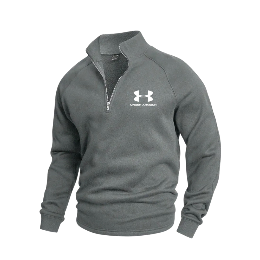 Refined Cotton Half Zip Jumper