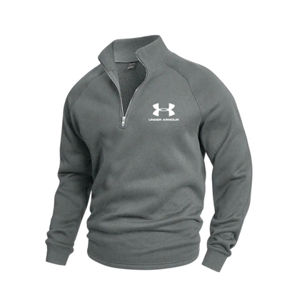 Refined Cotton Half Zip Jumper