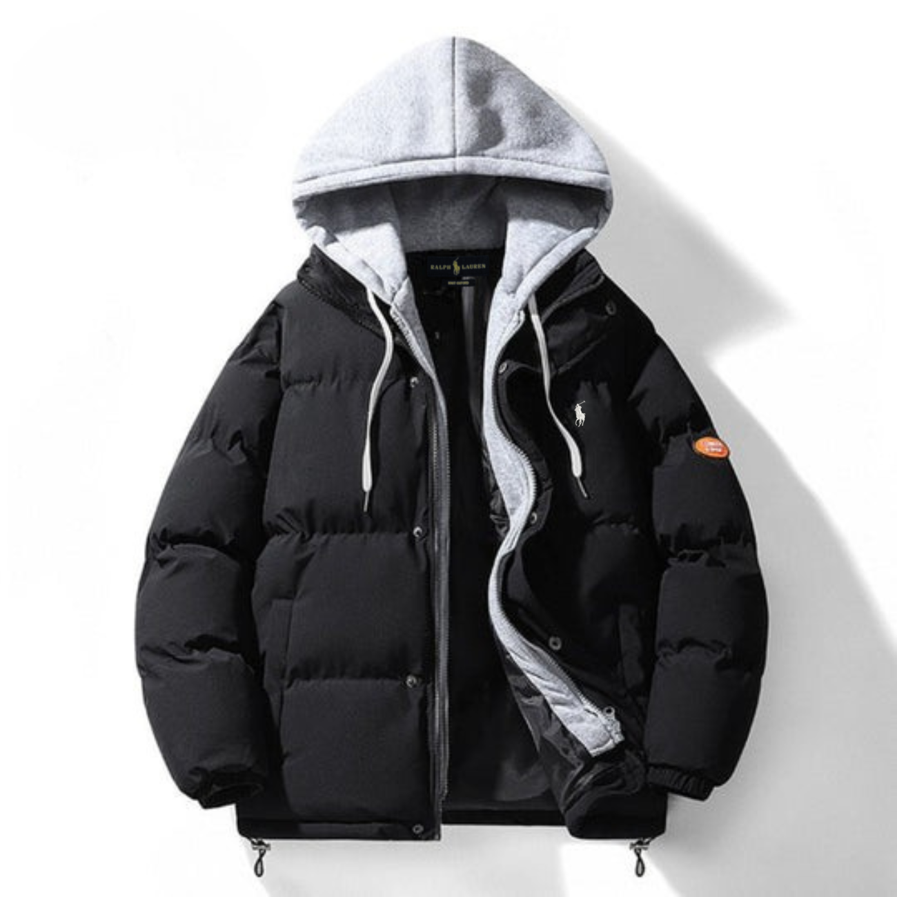 Refined Winter Hooded Puffer Jacket - Sale