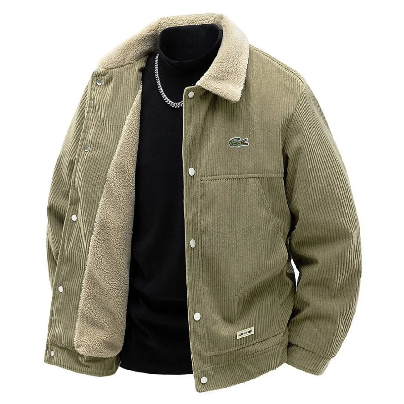 Premium Corduroy Sherpa-Lined Jacket