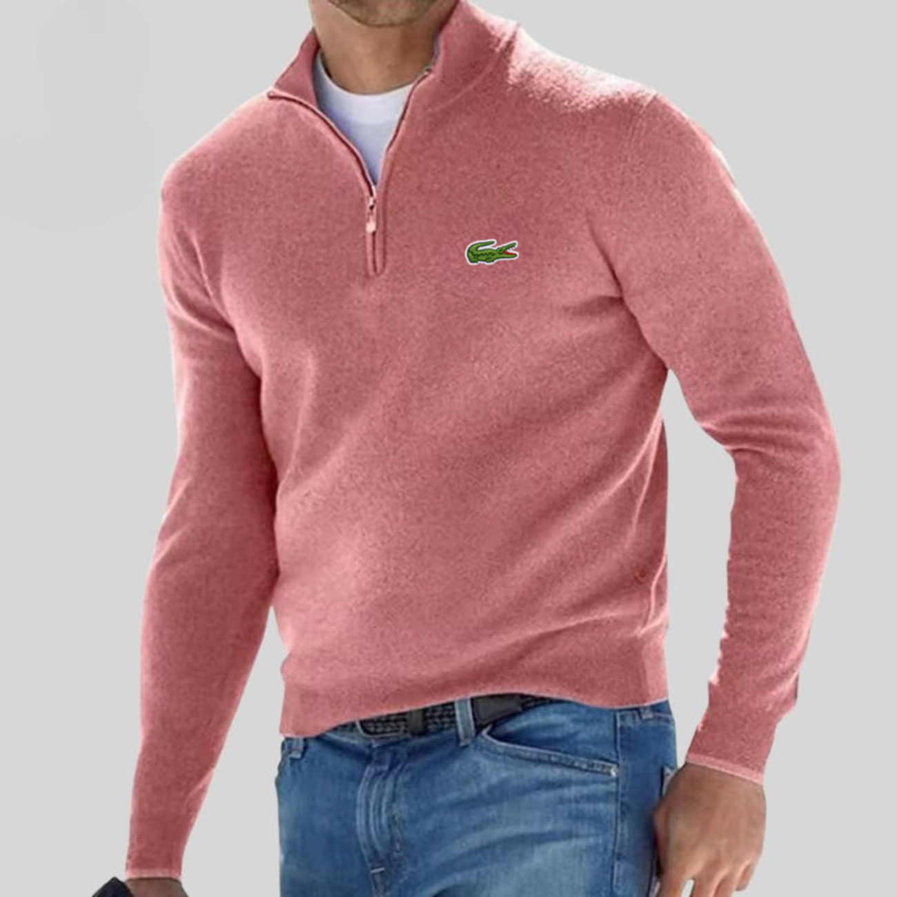 Half-Zipped Sweater