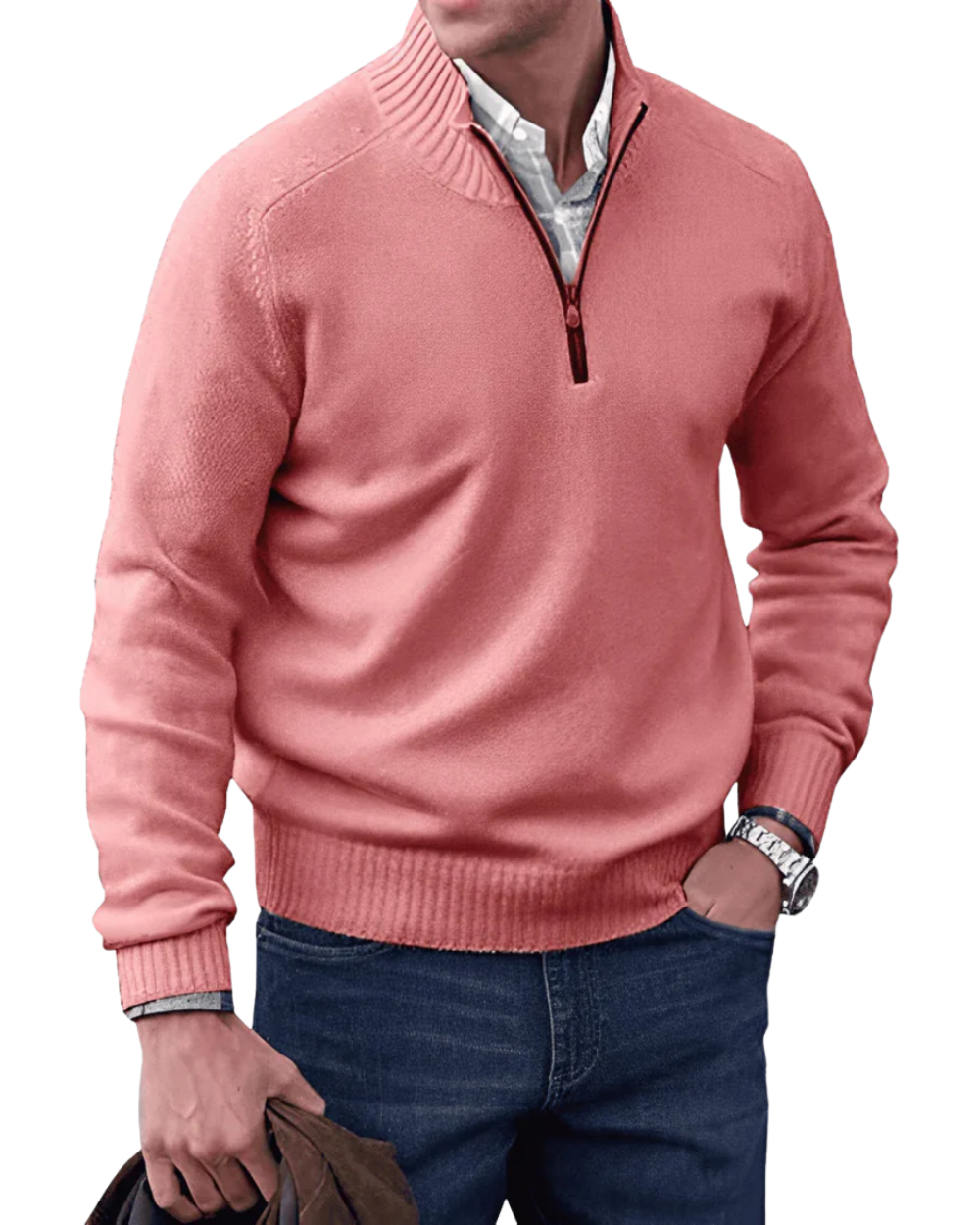 Casual Zip Sweater