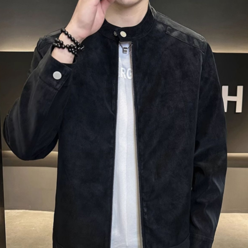 Refined Suede Leather Jacket