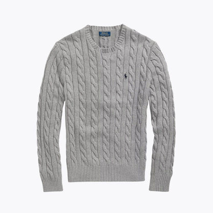 Luxurious Classic Knit Crewneck Sweater