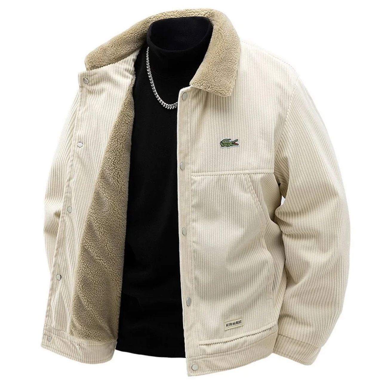 Premium Corduroy Sherpa-Lined Jacket